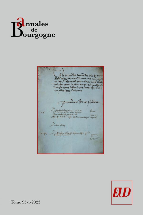 Annales de Bourgogne - Vol. 95-1-2023