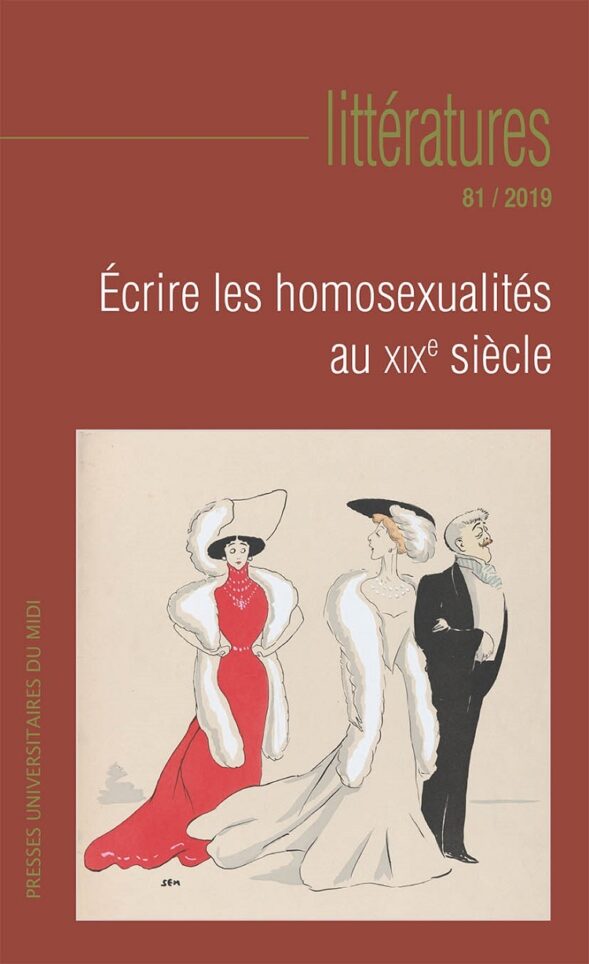 Écrire les homosexualités au XIXe siècle