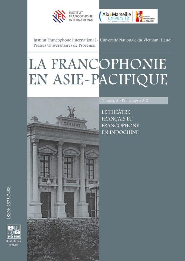 Le théâtre français et francophone en Indochine