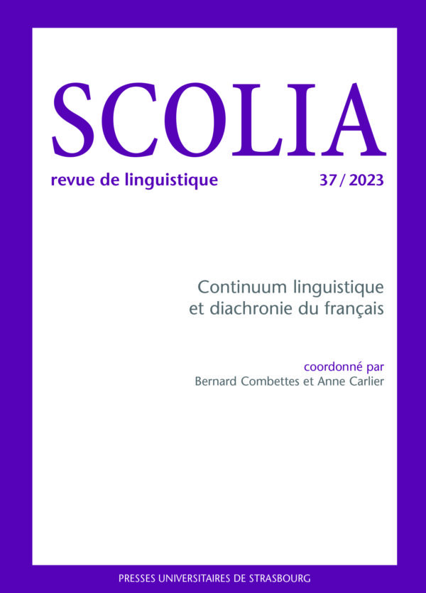 Continuum linguistique et diachronie du français