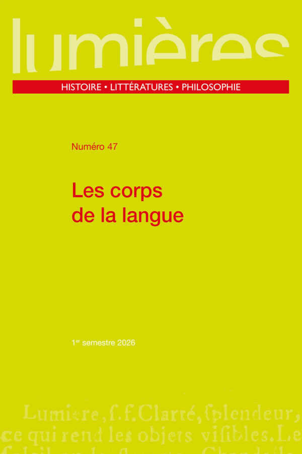 Les corps de la langue