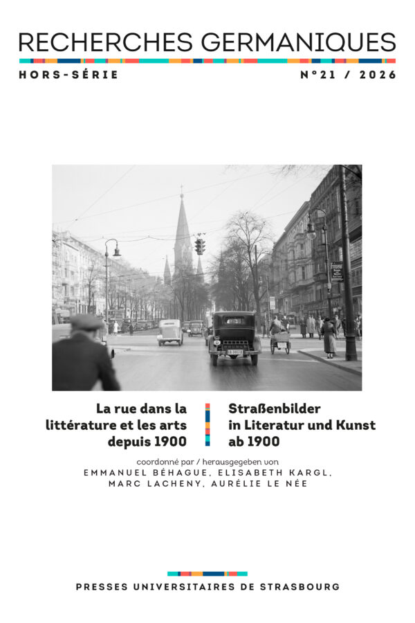 Recherches germaniques hors-série n°21/2026