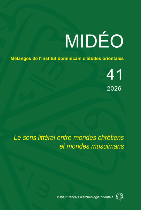 Mélanges de l'Institut dominicain d'études orientales 41