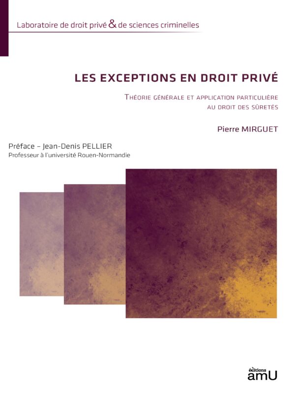 Les exceptions en droit privé